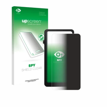 Parte frontale di una confezione del prodotto con il logo del marchio upscreen. Accanto è raffigurato il dispositivo DuRoBo Kr