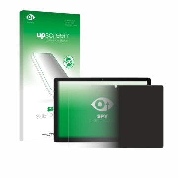 Parte frontale di una confezione del prodotto con il logo del marchio upscreen. Accanto è raffigurato il dispositivo Yicty MB1