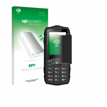 Parte frontale di una confezione del prodotto con il logo del marchio upscreen. Accanto è raffigurato il dispositivo Hammer Ro