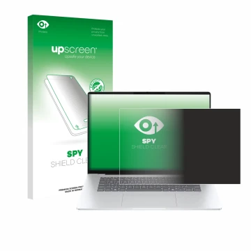 Parte frontale di una confezione del prodotto con il logo del marchio upscreen. Accanto è raffigurato il dispositivo HP OmniBo