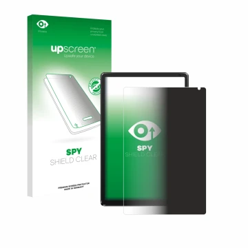 Parte frontale di una confezione del prodotto con il logo del marchio upscreen. Accanto è raffigurato il dispositivo Whitedeer