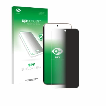 Parte frontale di una confezione del prodotto con il logo del marchio upscreen. Accanto è raffigurato il dispositivo Oppo Reno