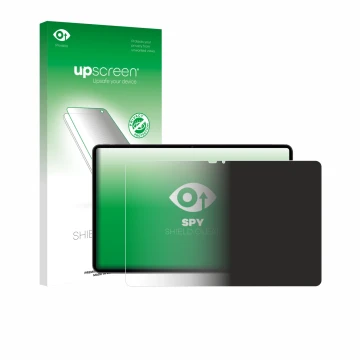 Parte frontale di una confezione del prodotto con il logo del marchio upscreen. Accanto è raffigurato il dispositivo VALE V12X