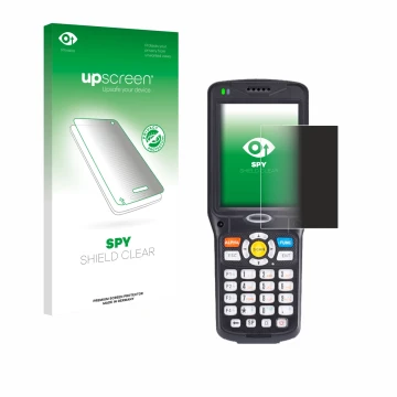 Parte frontale di una confezione del prodotto con il logo del marchio upscreen. Accanto è raffigurato il dispositivo Unitech H