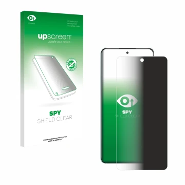 Parte frontale di una confezione del prodotto con il logo del marchio upscreen. Accanto è raffigurato il dispositivo Oppo K13 