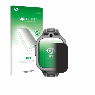 Parte frontale di una confezione del prodotto con il logo del marchio upscreen. Accanto è raffigurato il dispositivo Valdus DF