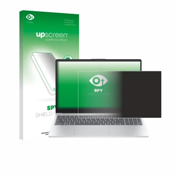 Parte frontale di una confezione del prodotto con il logo del marchio upscreen. Accanto è raffigurato il dispositivo HP OmniBo