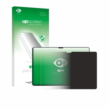 Parte frontale di una confezione del prodotto con il logo del marchio upscreen. Accanto è raffigurato il dispositivo Xiaomi Pa