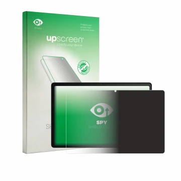 Parte frontale di una confezione del prodotto con il logo del marchio upscreen. Accanto è raffigurato il dispositivo Whitedeer