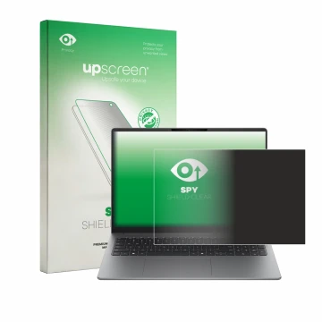 Parte frontale di una confezione del prodotto con il logo del marchio upscreen. Accanto è raffigurato il dispositivo HP 200 G2
