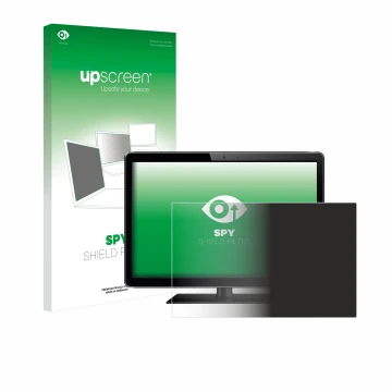 Parte frontale di una confezione del prodotto con il logo del marchio upscreen. Accanto è raffigurato il dispositivo con la re