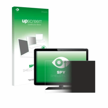 Parte frontale di una confezione del prodotto con il logo del marchio upscreen. Accanto è raffigurato il dispositivo con la re