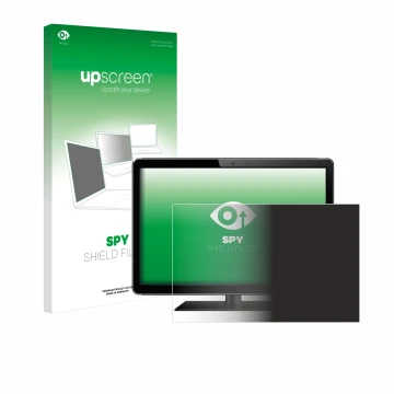 Parte frontale di una confezione del prodotto con il logo del marchio upscreen. Accanto è raffigurato il dispositivo con la re