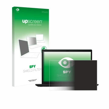 Parte frontale di una confezione del prodotto con il logo del marchio upscreen. Accanto è raffigurato il dispositivo Lenovo Th