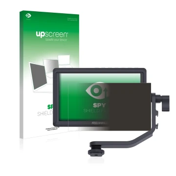 Parte frontale di una confezione del prodotto con il logo del marchio upscreen. Accanto è raffigurato il dispositivo Feelworld