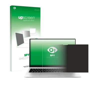 Parte frontale di una confezione del prodotto con il logo del marchio upscreen. Accanto è raffigurato il dispositivo Samsung G