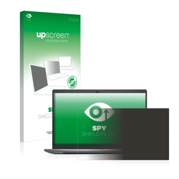 Parte frontale di una confezione del prodotto con il logo del marchio upscreen. Accanto è raffigurato il dispositivo Dell Prec