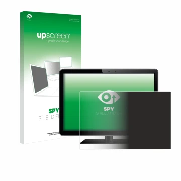 Parte frontale di una confezione del prodotto con il logo del marchio upscreen. Accanto è raffigurato il dispositivo con la re
