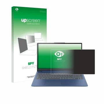 Parte frontale di una confezione del prodotto con il logo del marchio upscreen. Accanto è raffigurato il dispositivo Lenovo Id