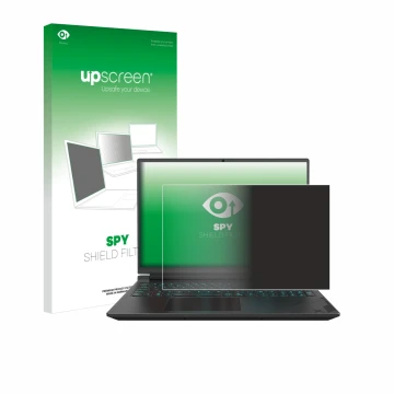 Parte frontale di una confezione del prodotto con il logo del marchio upscreen. Accanto è raffigurato il dispositivo Gigabyte 