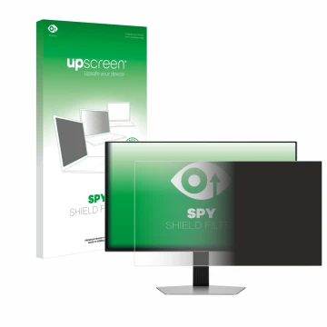 Parte frontale di una confezione del prodotto con il logo del marchio upscreen. Accanto è raffigurato il dispositivo Samsung O