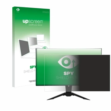 Parte frontale di una confezione del prodotto con il logo del marchio upscreen. Accanto è raffigurato il dispositivo ASRock PG