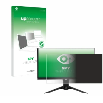 Parte frontale di una confezione del prodotto con il logo del marchio upscreen. Accanto è raffigurato il dispositivo ASRock PG