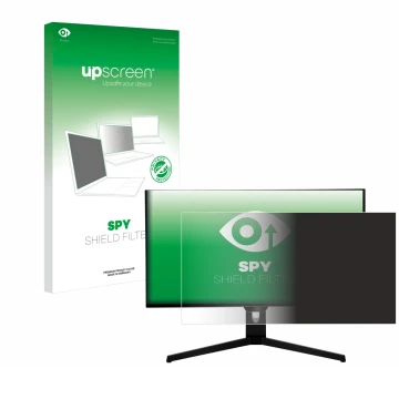 Parte frontale di una confezione del prodotto con il logo del marchio upscreen. Accanto è raffigurato il dispositivo ASRock PG