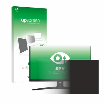Parte frontale di una confezione del prodotto con il logo del marchio upscreen. Accanto è raffigurato il dispositivo Gigabyte 