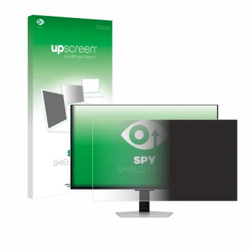 Parte frontale di una confezione del prodotto con il logo del marchio upscreen. Accanto è raffigurato il dispositivo Samsung O