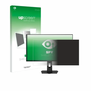 Parte frontale di una confezione del prodotto con il logo del marchio upscreen. Accanto è raffigurato il dispositivo ASUS ROG 