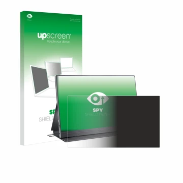 Parte frontale di una confezione del prodotto con il logo del marchio upscreen. Accanto è raffigurato il dispositivo CUIUIC GS