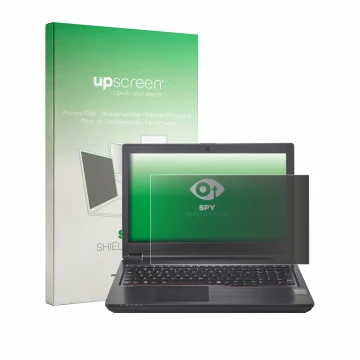 Parte frontale di una confezione del prodotto con il logo del marchio upscreen. Accanto è raffigurato il dispositivo Fujitsu C