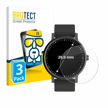 Parte frontale di una confezione del prodotto con il logo del marchio BROTECT. Accanto è raffigurato il dispositivo Orologi (C