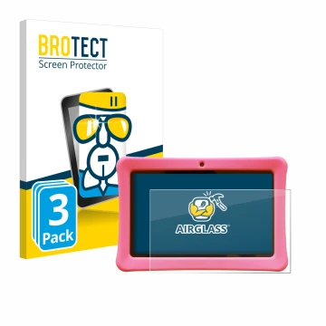 Parte frontale di una confezione del prodotto con il logo del marchio BROTECT. Accanto è raffigurato il dispositivo Contixo Ki
