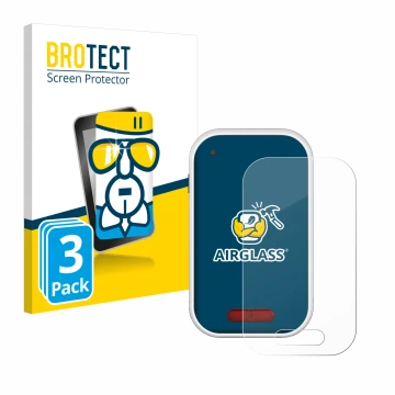 Parte frontale di una confezione del prodotto con il logo del marchio BROTECT. Accanto è raffigurato il dispositivo Polar V650