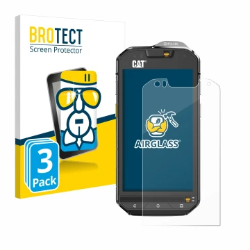 Parte frontale di una confezione del prodotto con il logo del marchio BROTECT. Accanto è raffigurato il dispositivo Caterpilla