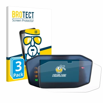 Parte frontale di una confezione del prodotto con il logo del marchio BROTECT. Accanto è raffigurato il dispositivo KTM 690 Du