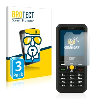 Parte frontale di una confezione del prodotto con il logo del marchio BROTECT. Accanto è raffigurato il dispositivo Caterpilla