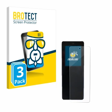 Parte frontale di una confezione del prodotto con il logo del marchio BROTECT. Accanto è raffigurato il dispositivo Stromer ST