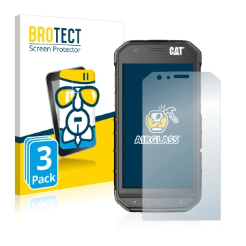 Parte frontale di una confezione del prodotto con il logo del marchio BROTECT. Accanto è raffigurato il dispositivo Caterpilla