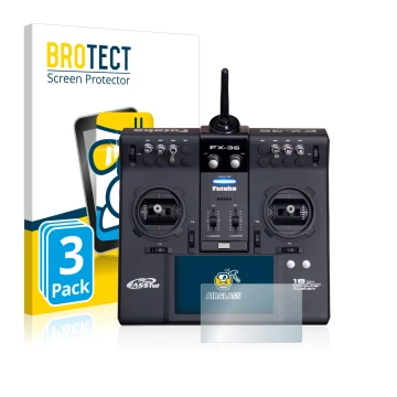 Parte frontale di una confezione del prodotto con il logo del marchio BROTECT. Accanto è raffigurato il dispositivo Robbe Futa