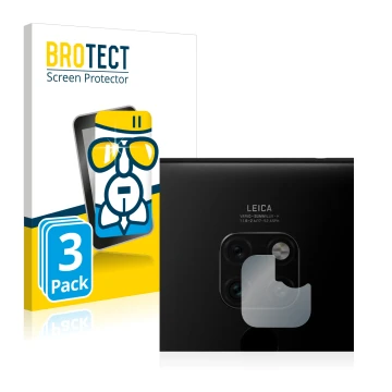 Parte frontale di una confezione del prodotto con il logo del marchio BROTECT. Accanto è raffigurato il dispositivo Huawei Mat