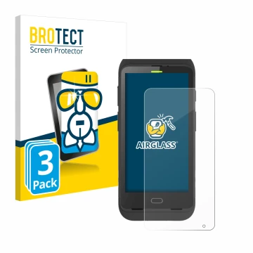 Parte frontale di una confezione del prodotto con il logo del marchio BROTECT. Accanto è raffigurato il dispositivo Honeywell 