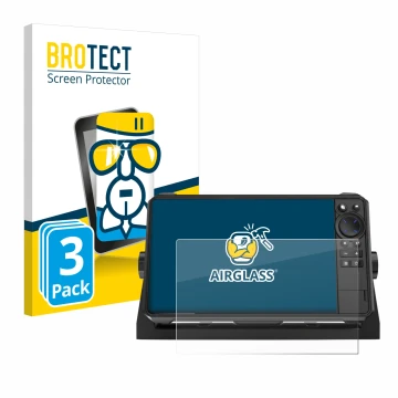 Parte frontale di una confezione del prodotto con il logo del marchio BROTECT. Accanto è raffigurato il dispositivo Lowrance H