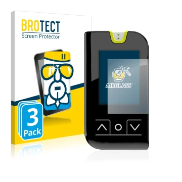 Parte frontale di una confezione del prodotto con il logo del marchio BROTECT. Accanto è raffigurato il dispositivo Mylife Uni