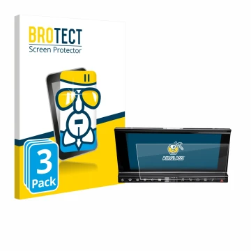 Parte frontale di una confezione del prodotto con il logo del marchio BROTECT. Accanto è raffigurato il dispositivo DS 7 Cross