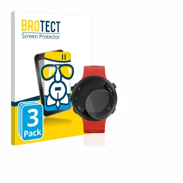 Parte frontale di una confezione del prodotto con il logo del marchio BROTECT. Accanto è raffigurato il dispositivo Garmin For