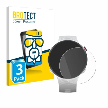 Parte frontale di una confezione del prodotto con il logo del marchio BROTECT. Accanto è raffigurato il dispositivo Garmin For