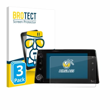 Parte frontale di una confezione del prodotto con il logo del marchio BROTECT. Accanto è raffigurato il dispositivo Peugeot Ri